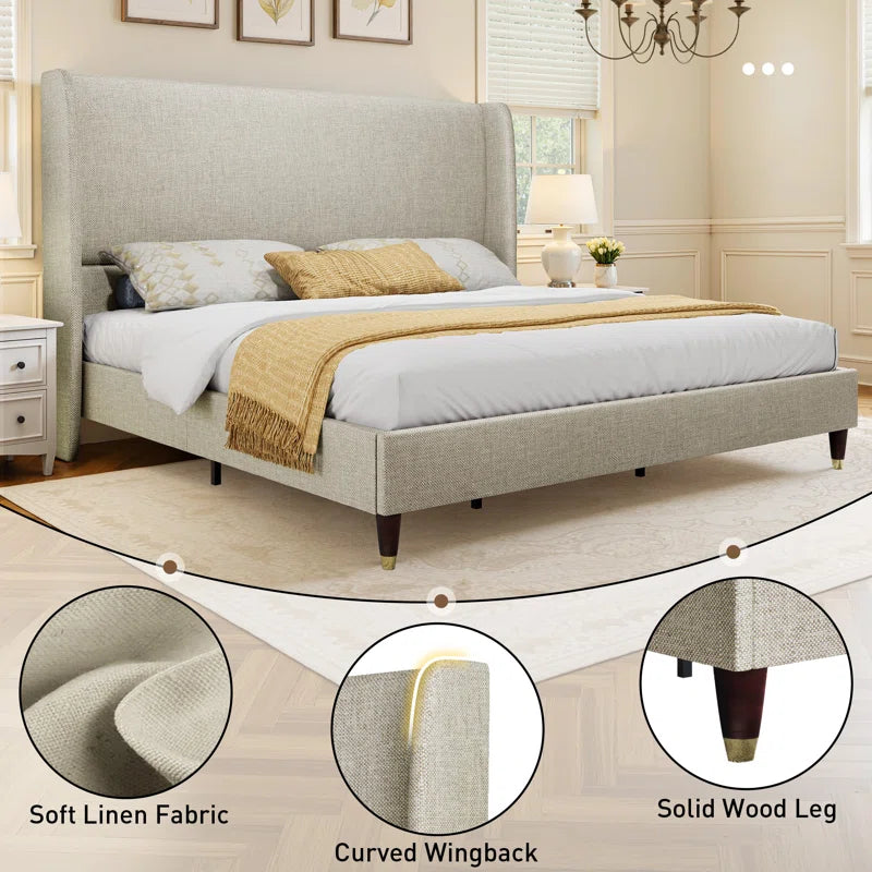 Belo Upholstered Platform Bed