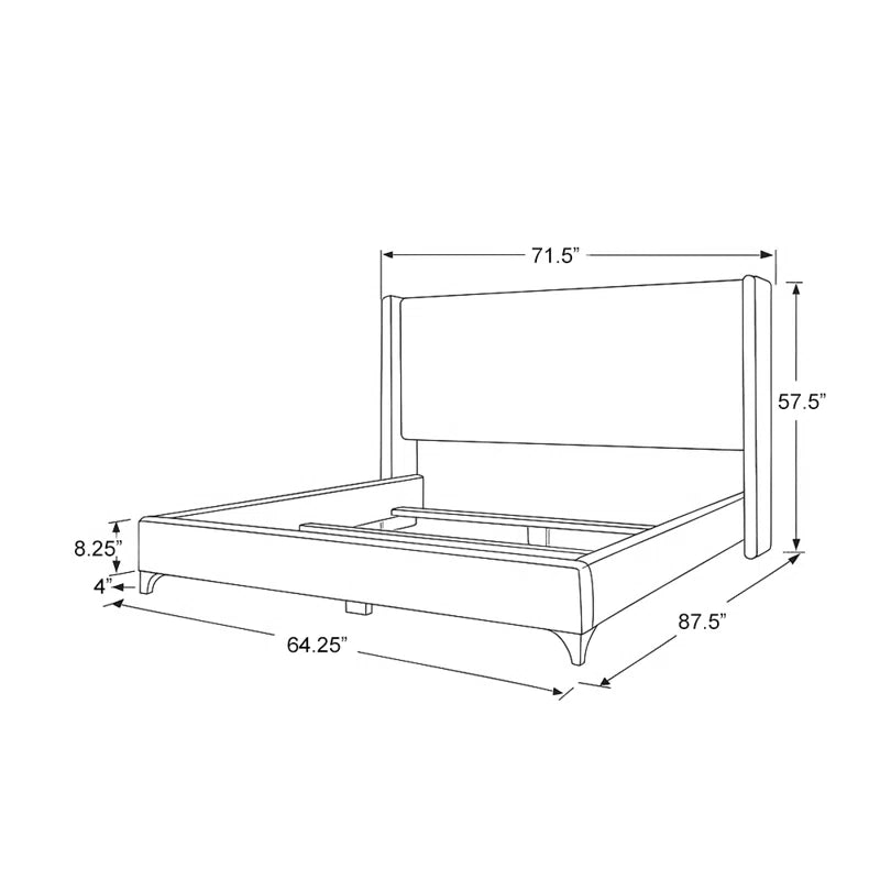Miliyah Classic Upholstered Bed