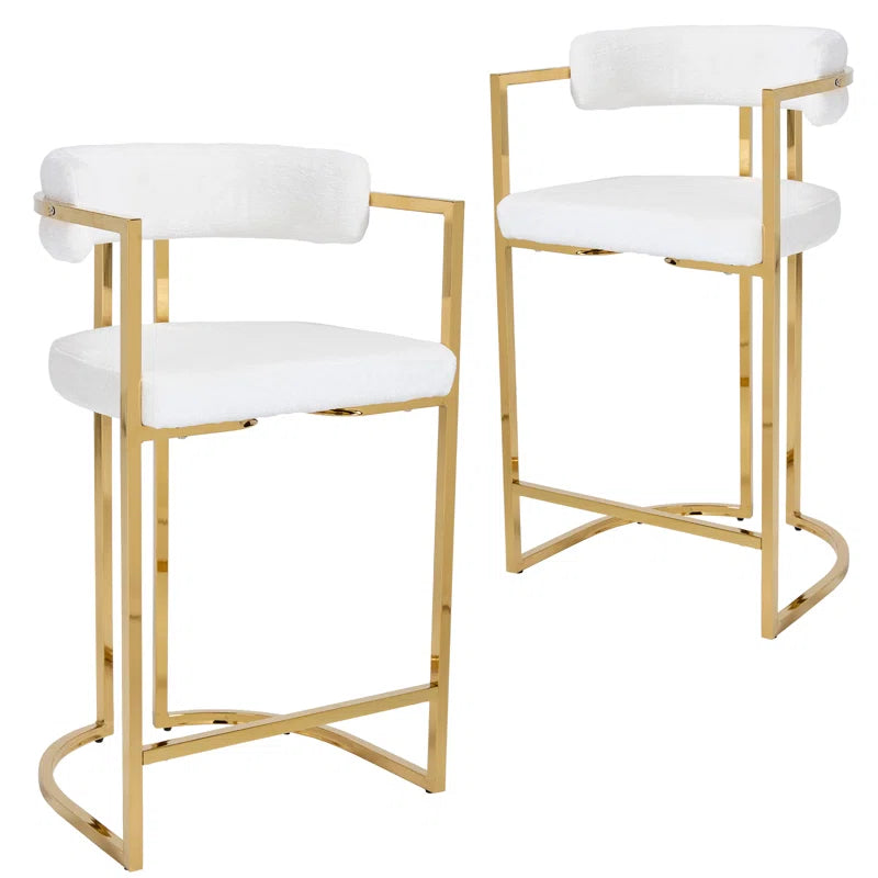 Kojno Modern Upholstered Stool (Set of 2 )