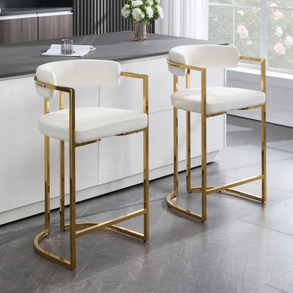 Kojno Modern Upholstered Stool (Set of 2 )