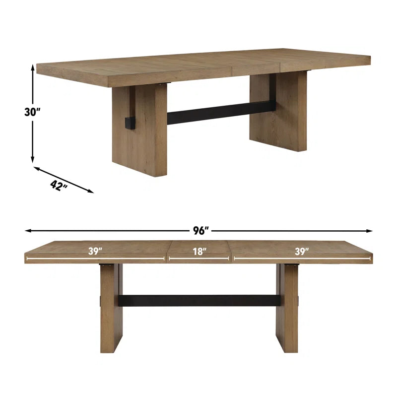 Rickye Trestle Dining Set