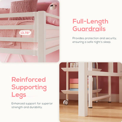 Braga Twin Platforms Loft Bed by Isabelle & Max