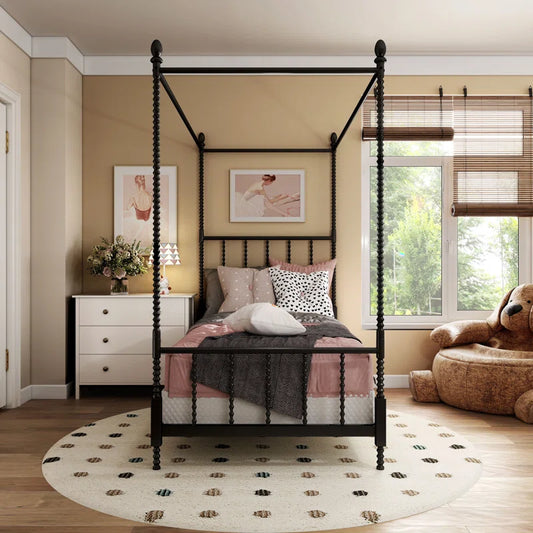 Frankie Metal Canopy Bed
