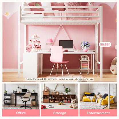 Braga Twin Platforms Loft Bed by Isabelle & Max
