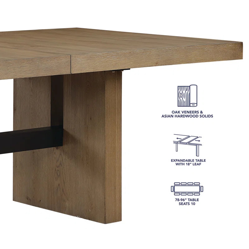 Rickye Trestle Dining Set