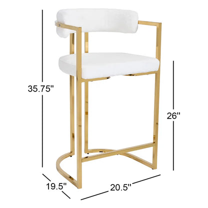 Kojno Modern Upholstered Stool (Set of 2 )