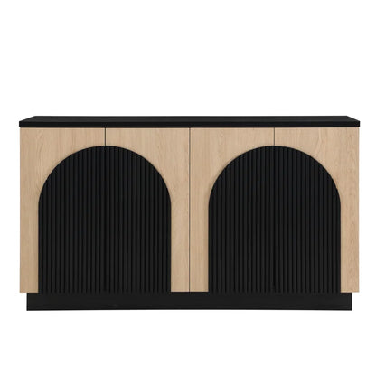 Designer 55'' Curved Three Dimensional Texture Sideboard