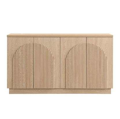 Designer 55'' Curved Three Dimensional Texture Sideboard