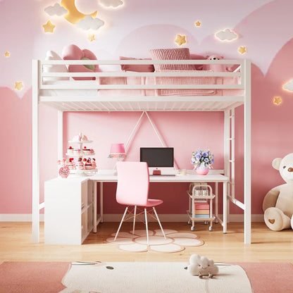 Braga Twin Platforms Loft Bed by Isabelle & Max