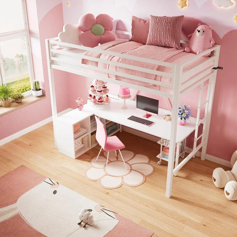 Braga Twin Platforms Loft Bed by Isabelle & Max
